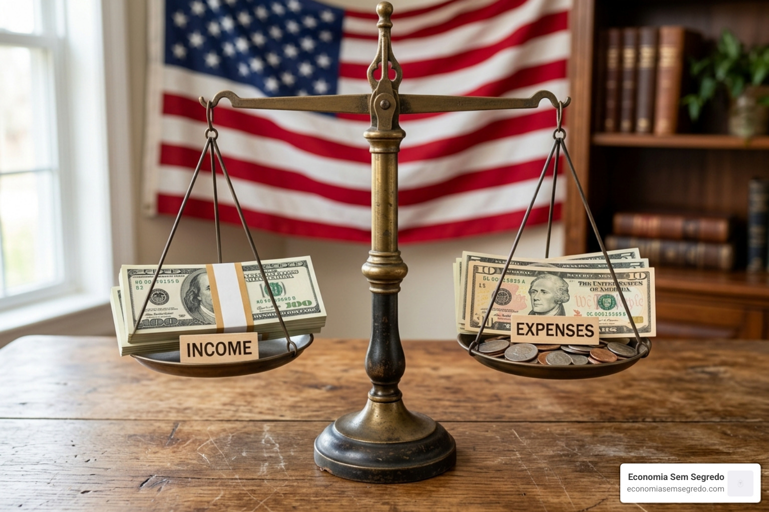balanced scale representing income and expenses - budgeting 101 for beginners
