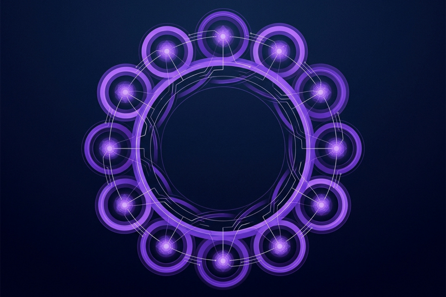Circular 12-step strategy diagram representing brand systems - b2b branding strategy