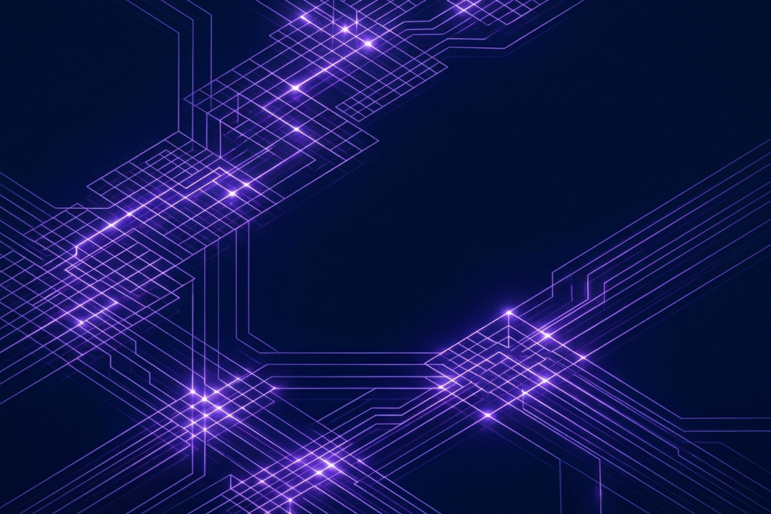 abstract light and grid pattern representing AI as a strategic force multiplier for brand trust - email copywriting examples