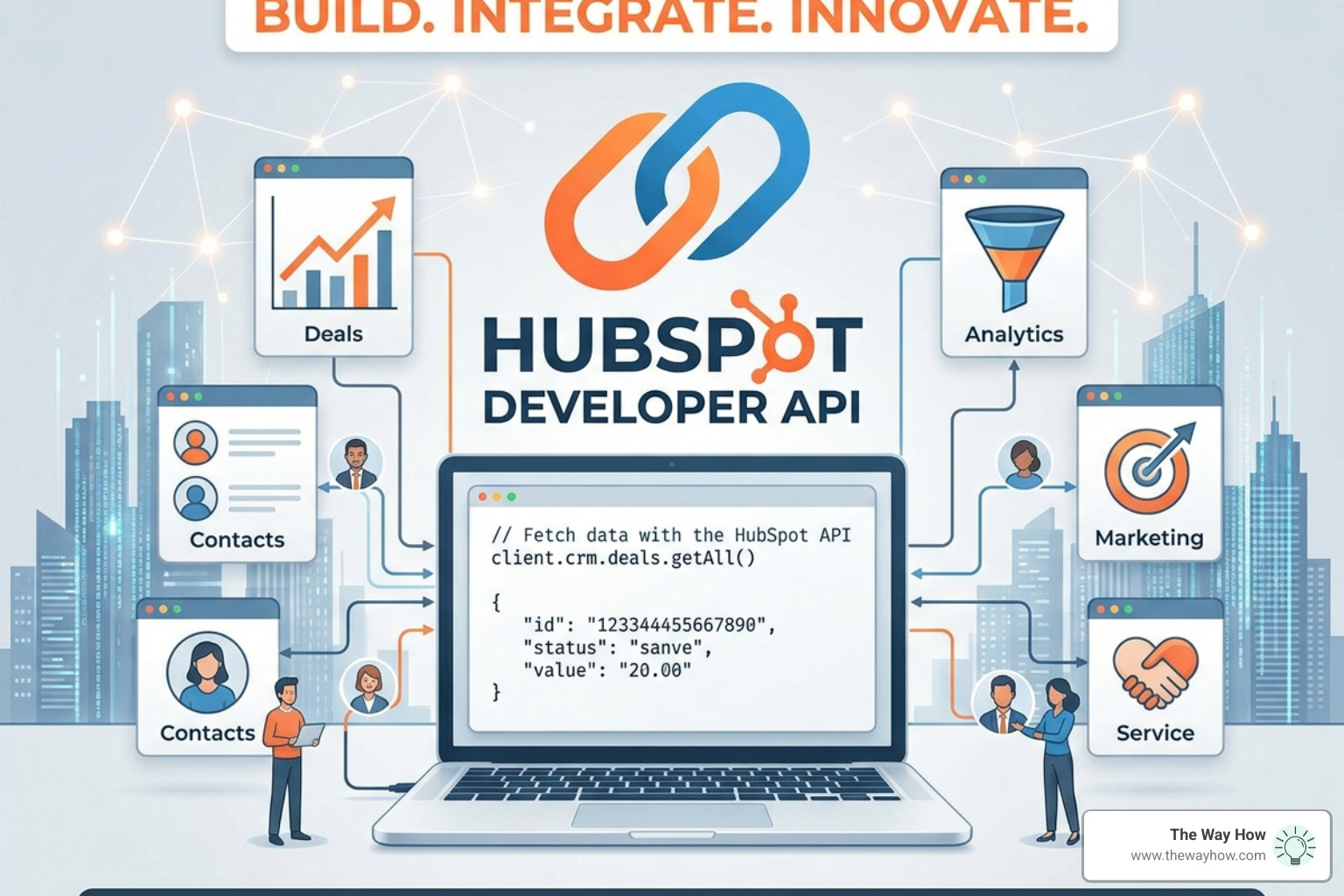 Visual representation of HubSpot authentication settings and access levels - hubspot developer api