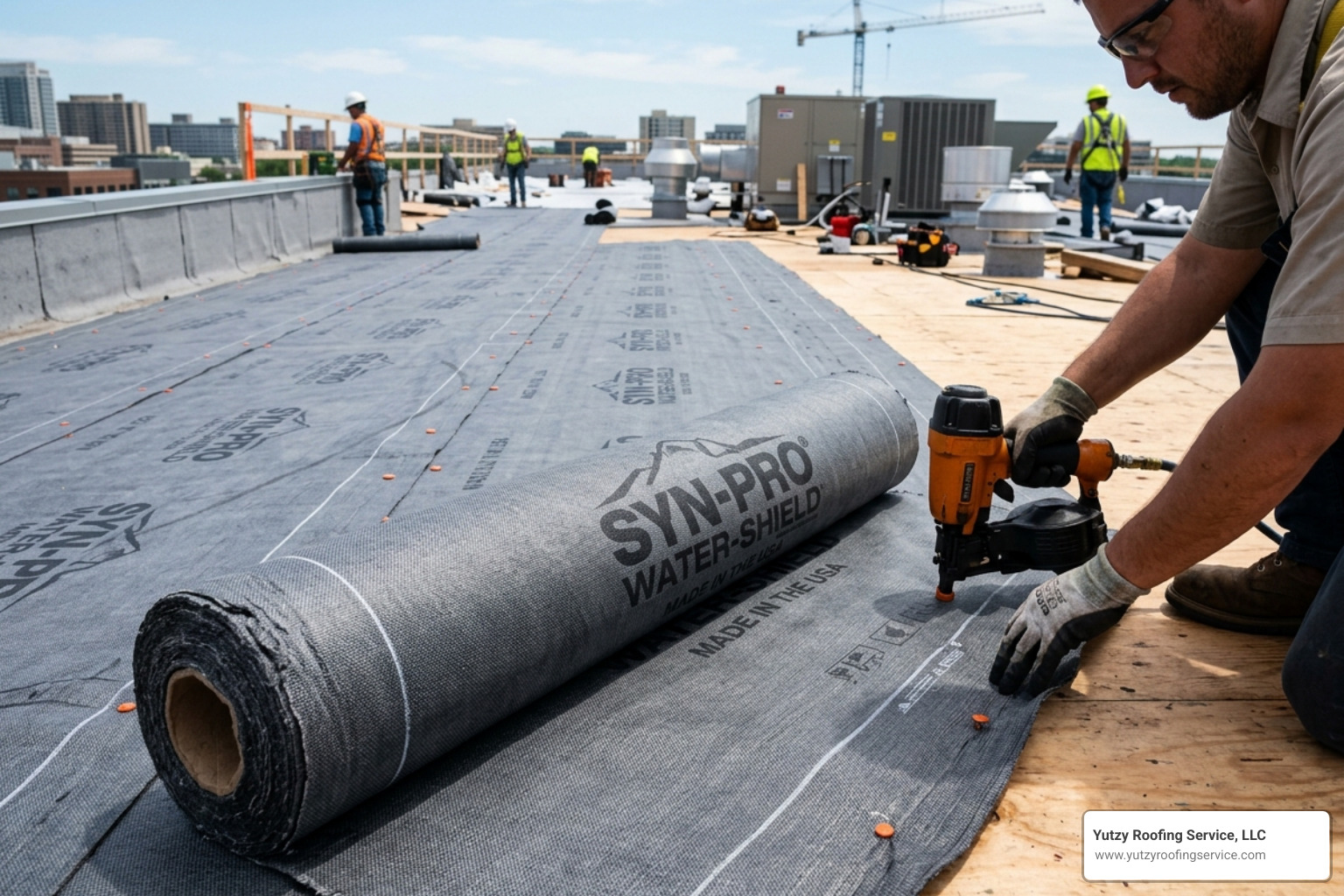 synthetic underlayment material used in commercial roofing - water resistant underlayment synthetic underlayment material used in commercial roofing - water resistant underlayment
