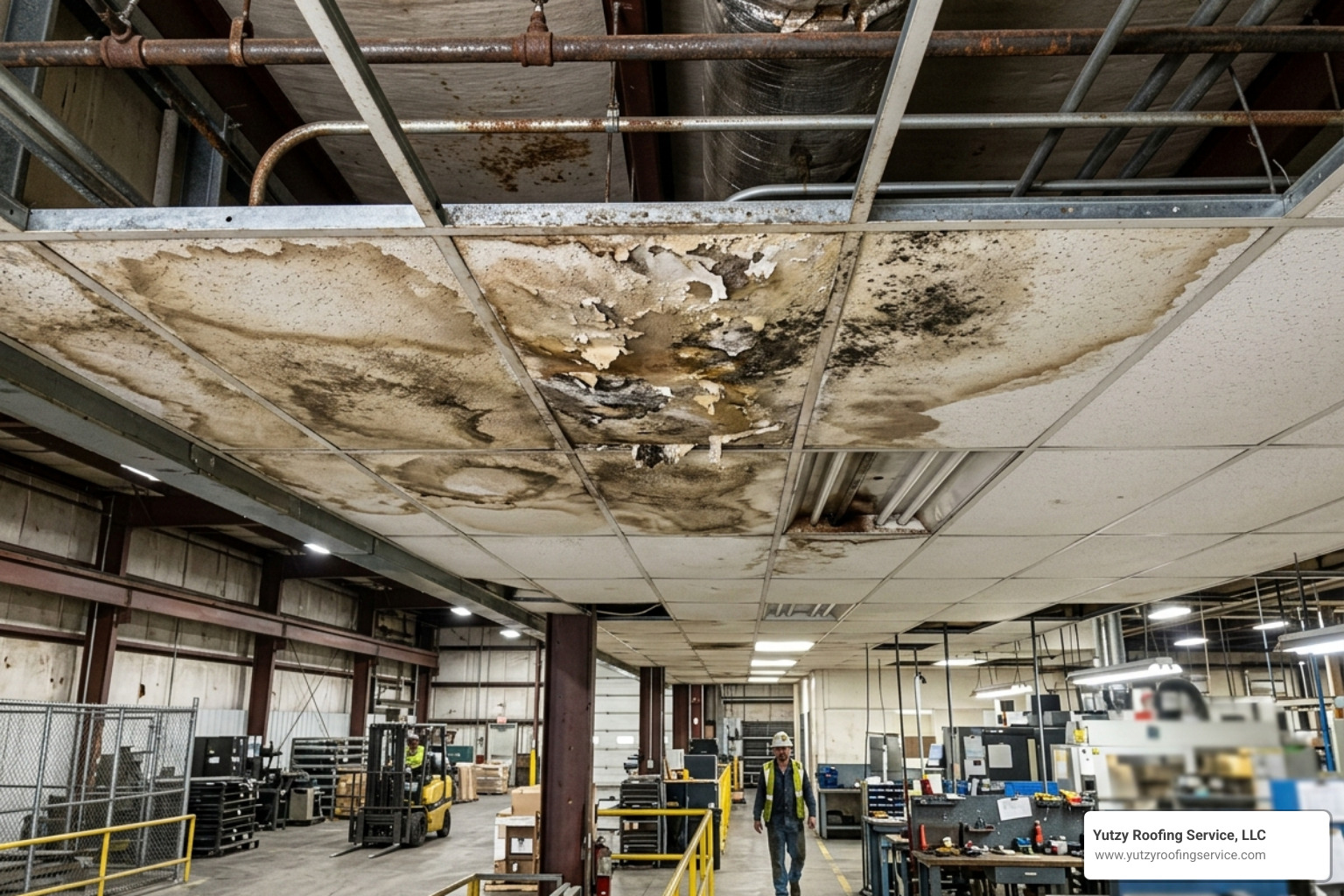water stains on a commercial ceiling - best way to find a roof leak water stains on a commercial ceiling - best way to find a roof leak
