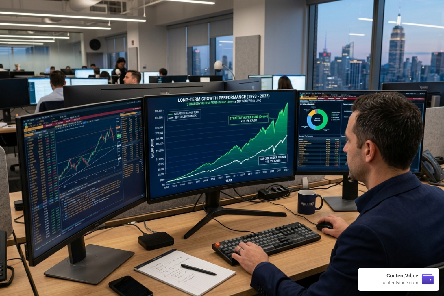 Financial growth charts showing long-term market outperformance - Zacks Investment Research Subscription Cost and Stock