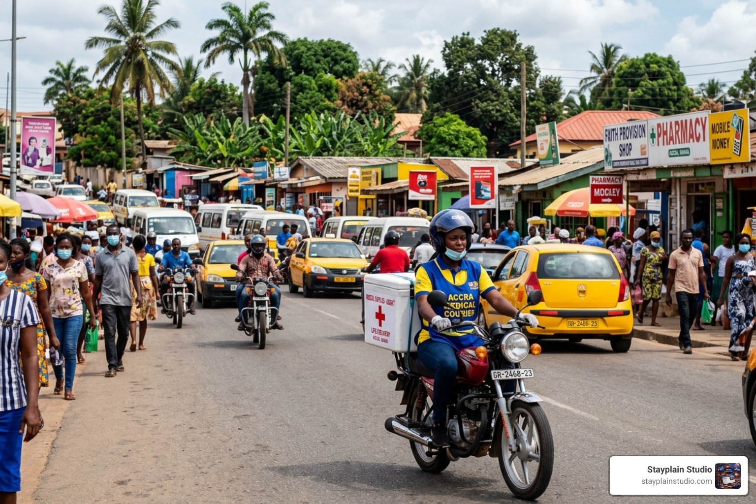 delivery rider with medical package in Ghana - drugstore pharmacy website ghana delivery rider with medical package in Ghana - drugstore pharmacy website ghana