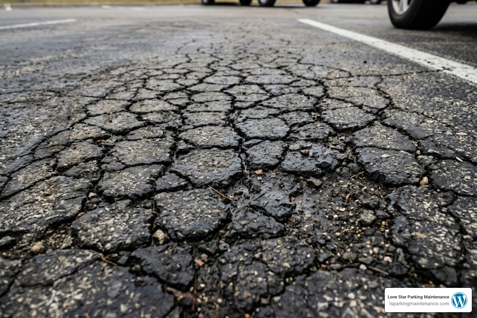 alligator cracking on asphalt surface caused by water infiltration and subbase saturation - fix parking lot flooding alligator cracking on asphalt surface caused by water infiltration and subbase saturation - fix parking lot flooding
