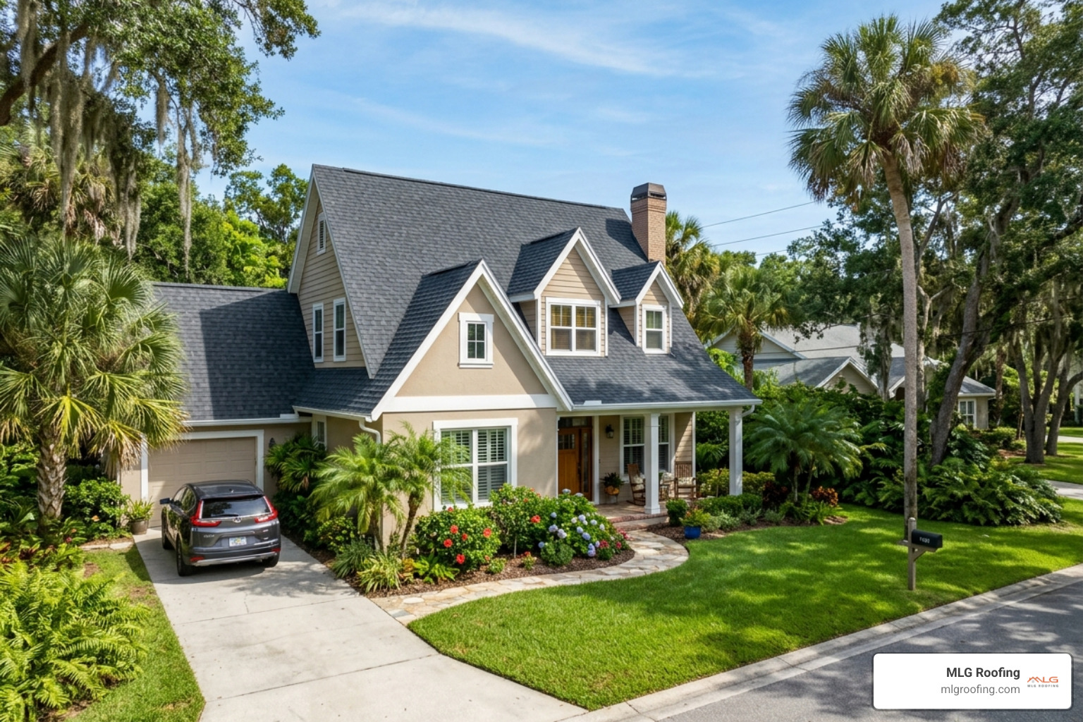steep-pitched roof in Rockledge, FL - roof inspector cost