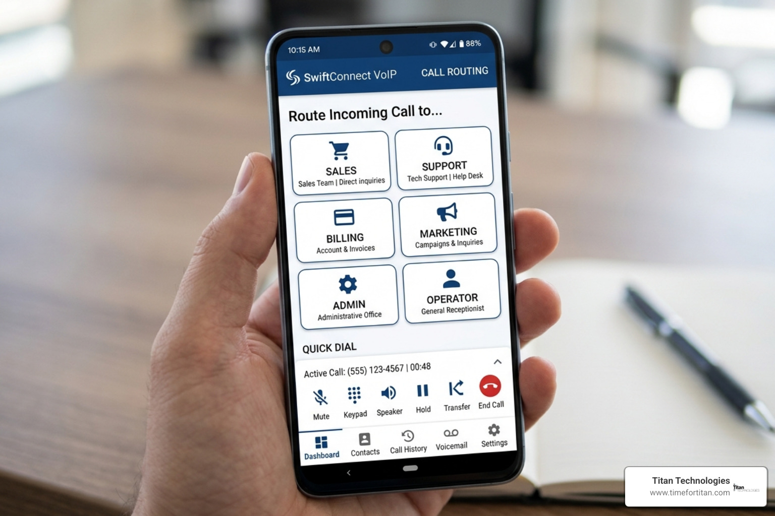 A mobile app interface showing call routing options and user-friendly navigation - cheapest voip for small business A mobile app interface showing call routing options and user-friendly navigation - cheapest voip for small business