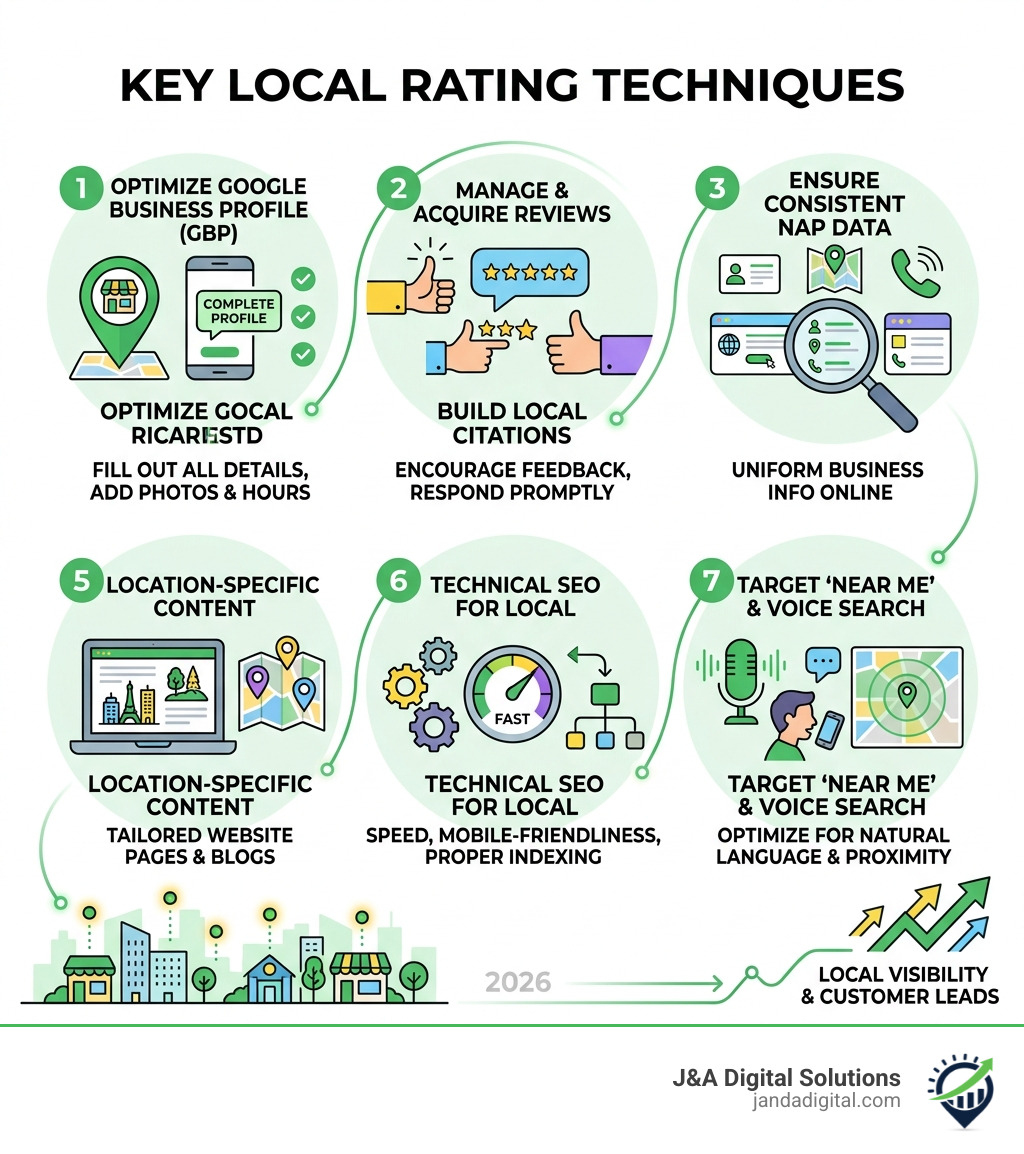 infographic explaining local rating techniques - local rating techniques infographic infographic explaining local rating techniques - local rating techniques infographic