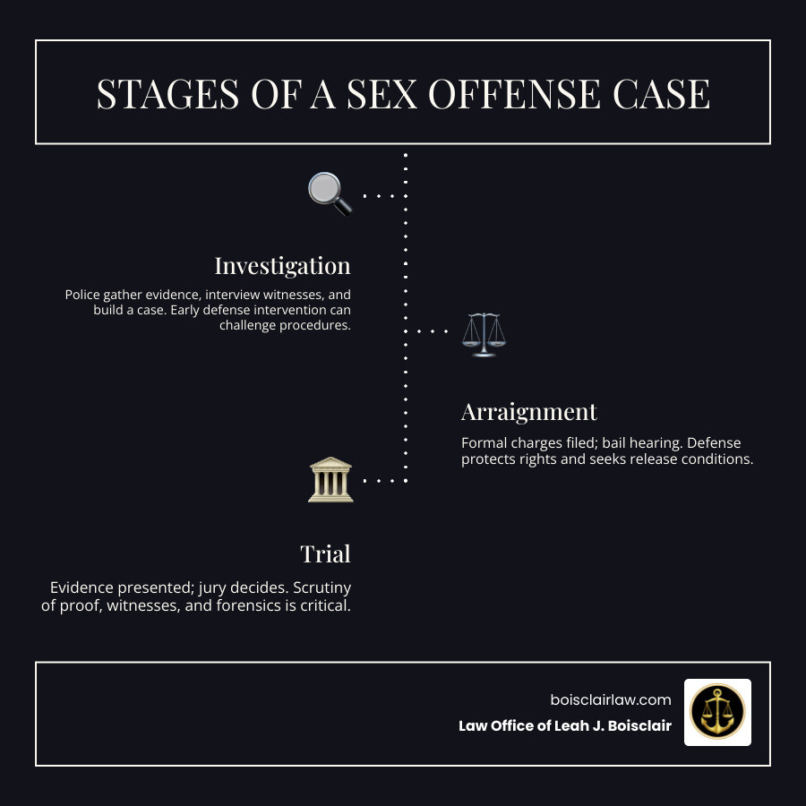 table comparing felony vs misdemeanor sex offense penalties - sex offense defense attorney infographic