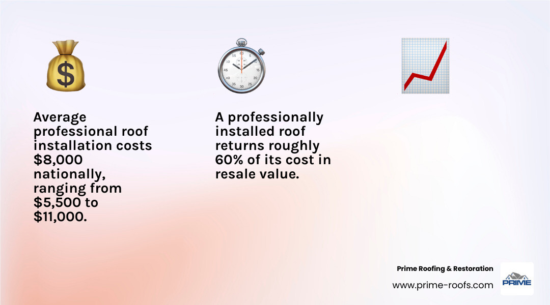 Infographic showing layers of a professional roof system, lifespan by material, and average costs in 2026 - Professional Infographic showing layers of a professional roof system, lifespan by material, and average costs in 2026 - Professional