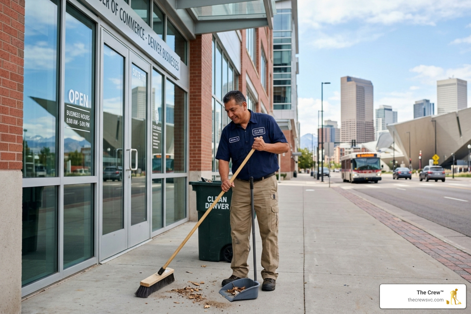 day porter restocking a restroom in a commercial building - day porter denver businesses day porter restocking a restroom in a commercial building - day porter denver businesses