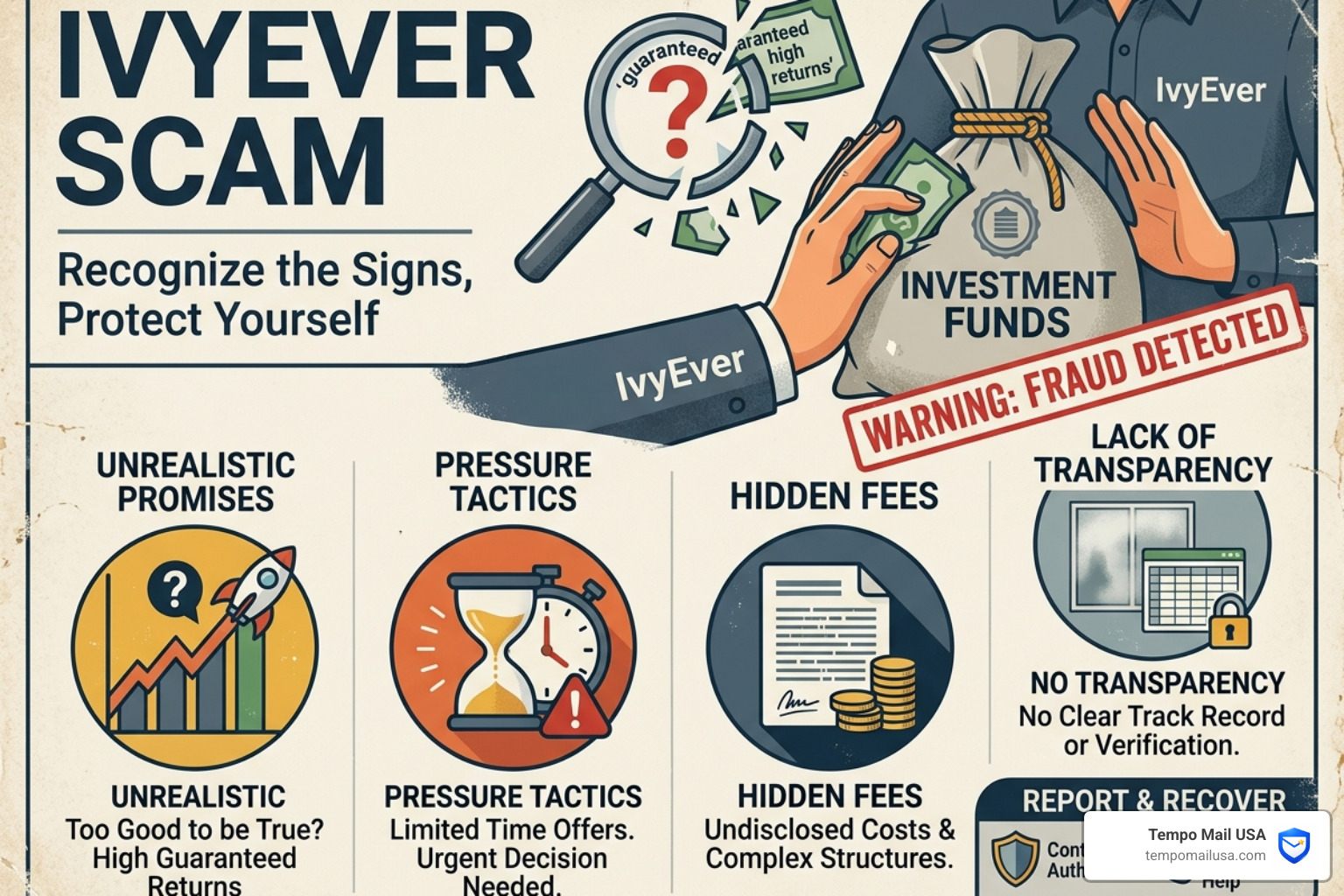 Counterfeit product packaging with obvious spelling errors - ivyever scam