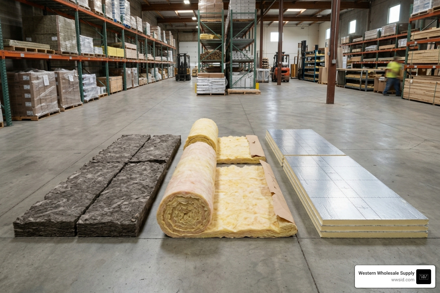 Side-by-side comparison of mineral wool batts, fiberglass rolls, and polyiso foam boards - mineral wool insulation Side-by-side comparison of mineral wool batts, fiberglass rolls, and polyiso foam boards - mineral wool insulation