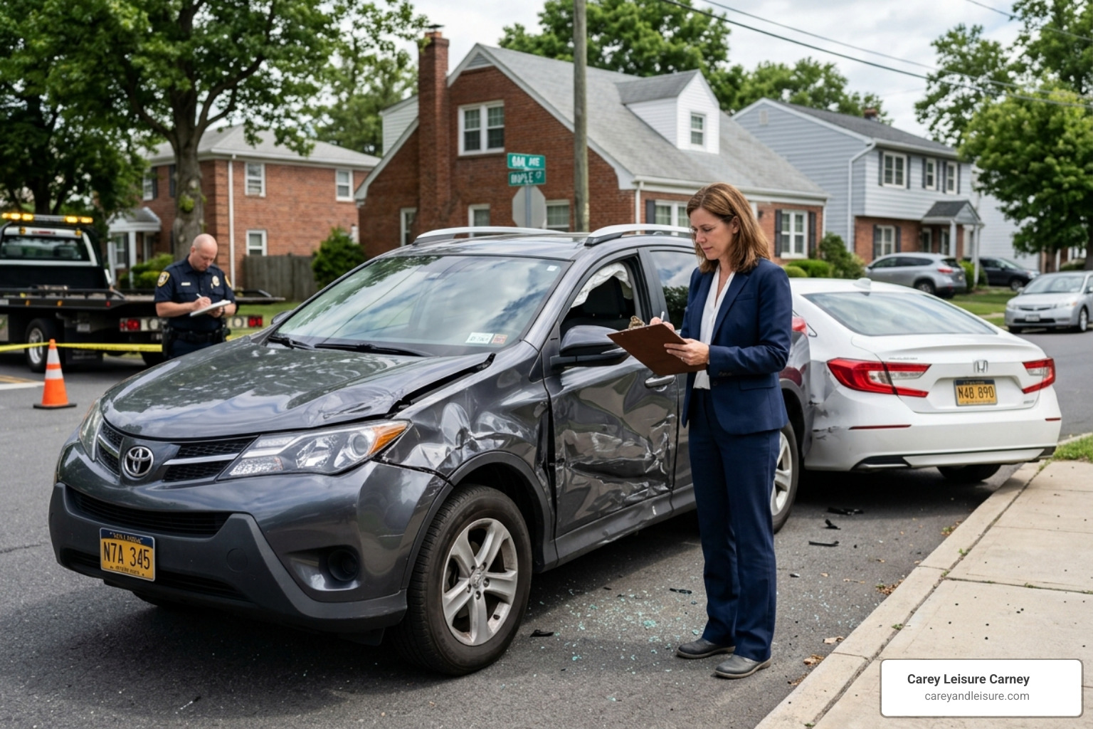 attorney investigating accident details - personal injury process