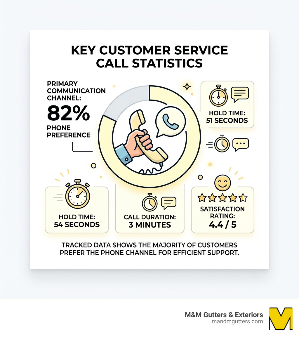 Infographic of call statistics showing 82% phone preference - leaf guard phone number infographic Infographic of call statistics showing 82% phone preference - leaf guard phone number infographic