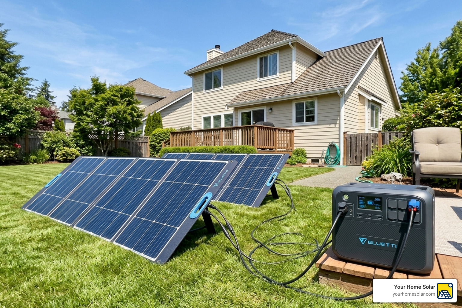 Solar panels charging a lithium battery bank - best portable solar panels for home Solar panels charging a lithium battery bank - best portable solar panels for home