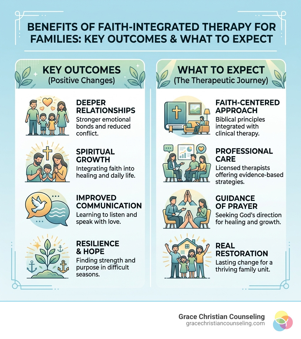 Benefits of faith-integrated therapy for families — key outcomes and what to expect - Christian Family Counseling