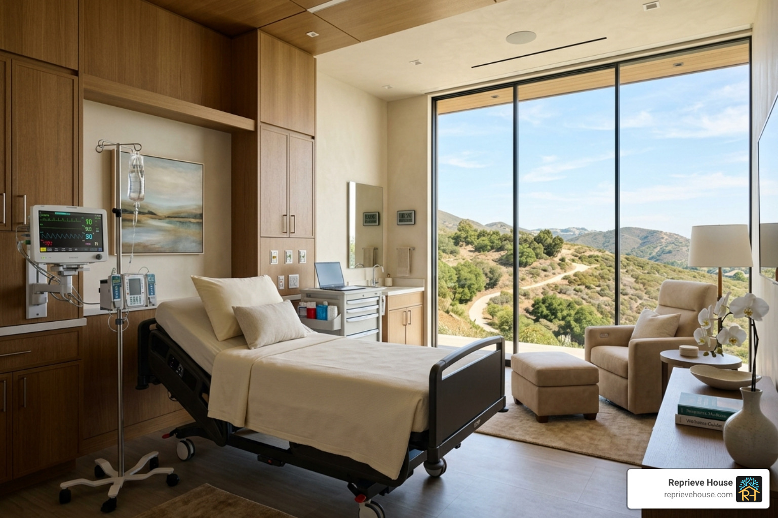 modern medical suite in a residential setting - physician led detox Los Altos