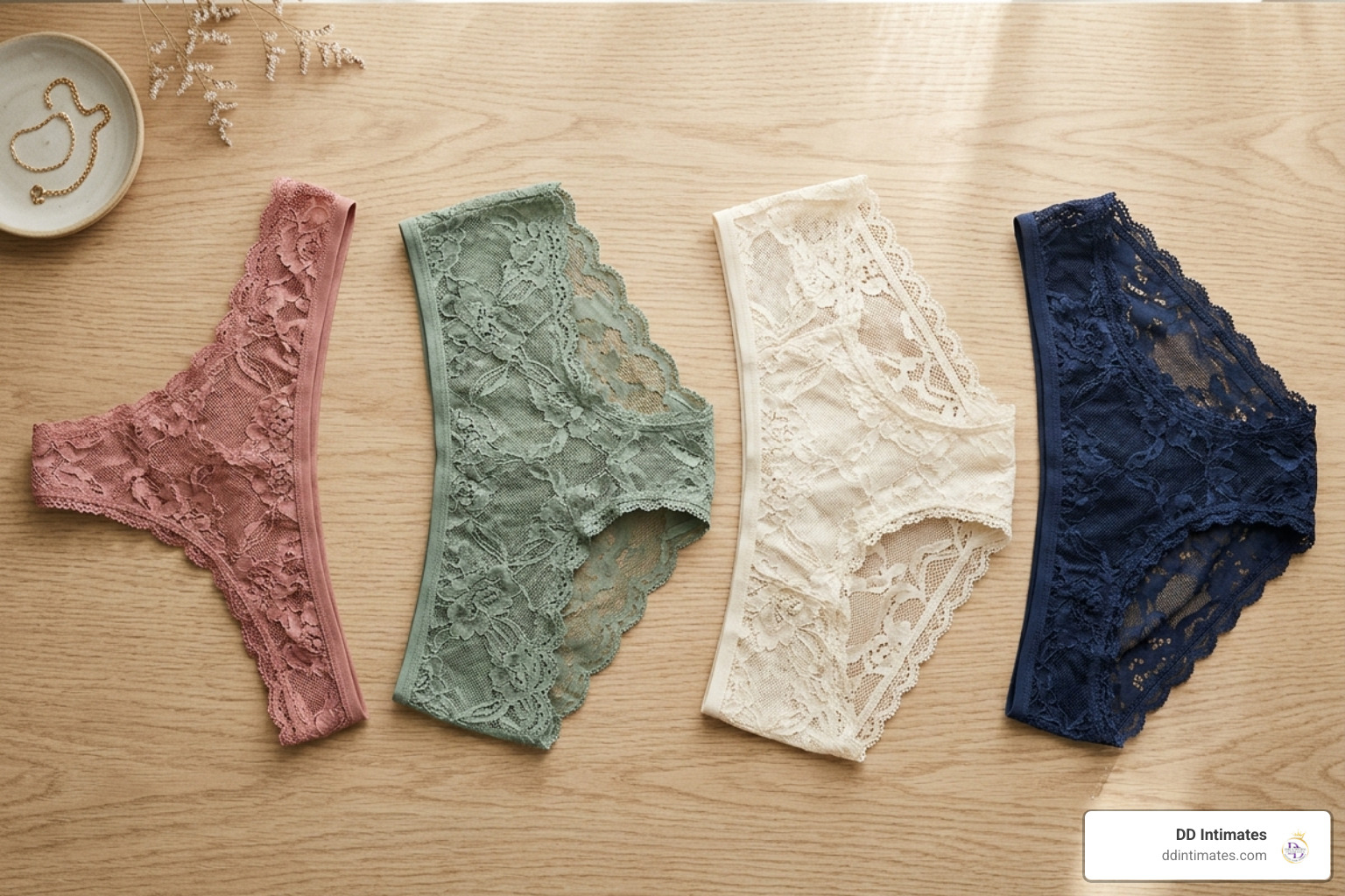 various underwear silhouettes including thongs cheekies hipsters and bikinis - stretch lace panties