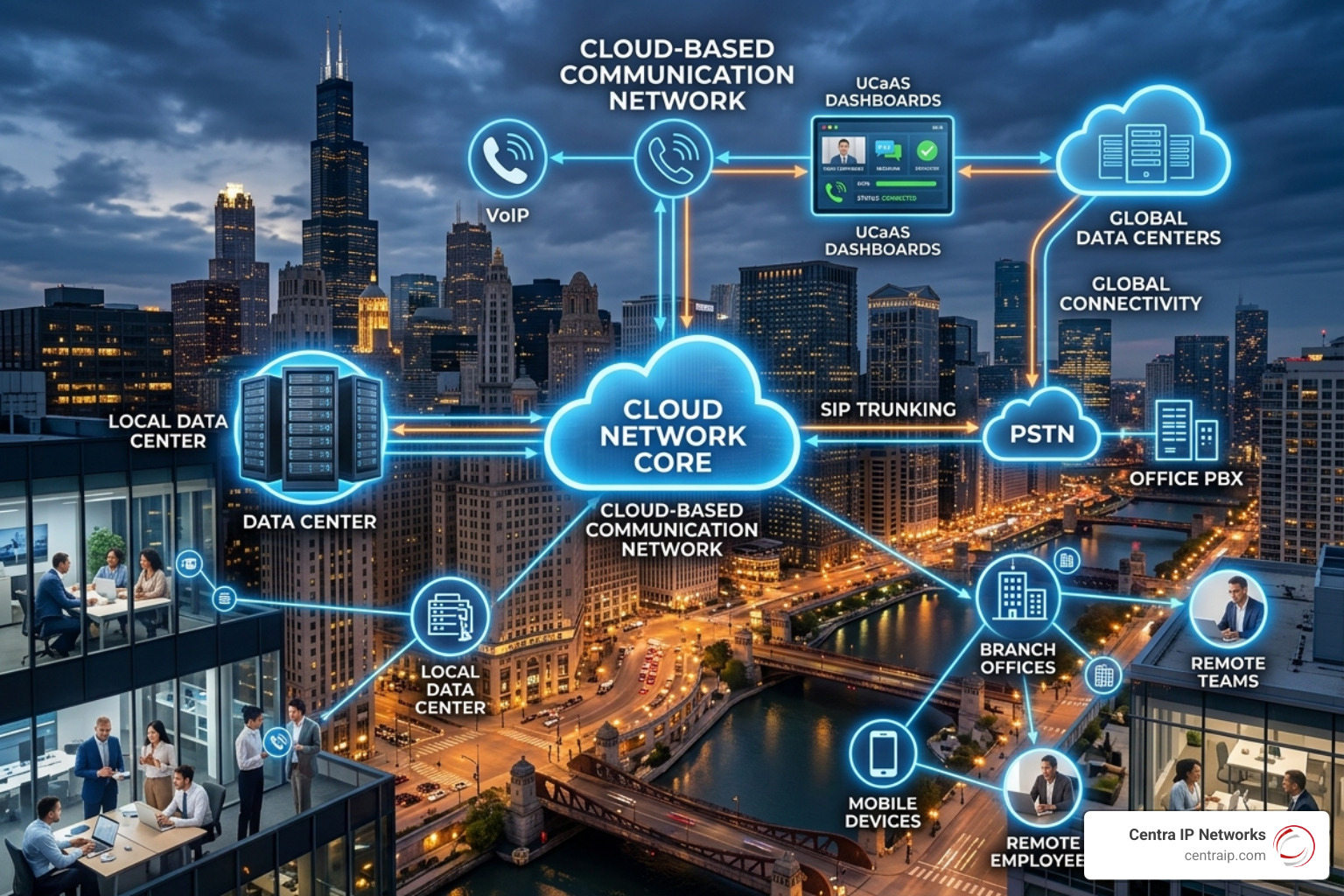 cloud-based communication network architecture - managed communication services cloud-based communication network architecture - managed communication services