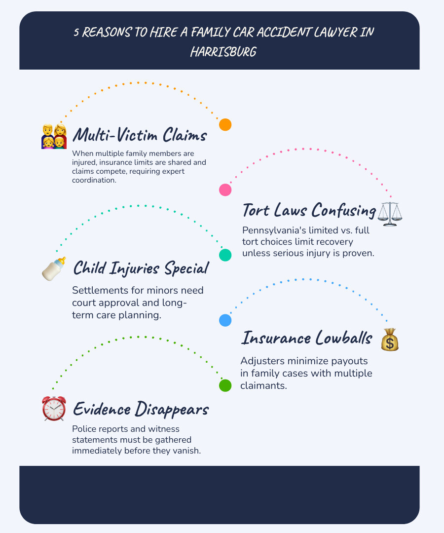 5 reasons to hire a family car accident lawyer in Harrisburg infographic - family car accident lawyer harrisburg infographic 5 reasons to hire a family car accident lawyer in Harrisburg infographic - family car accident lawyer harrisburg infographic