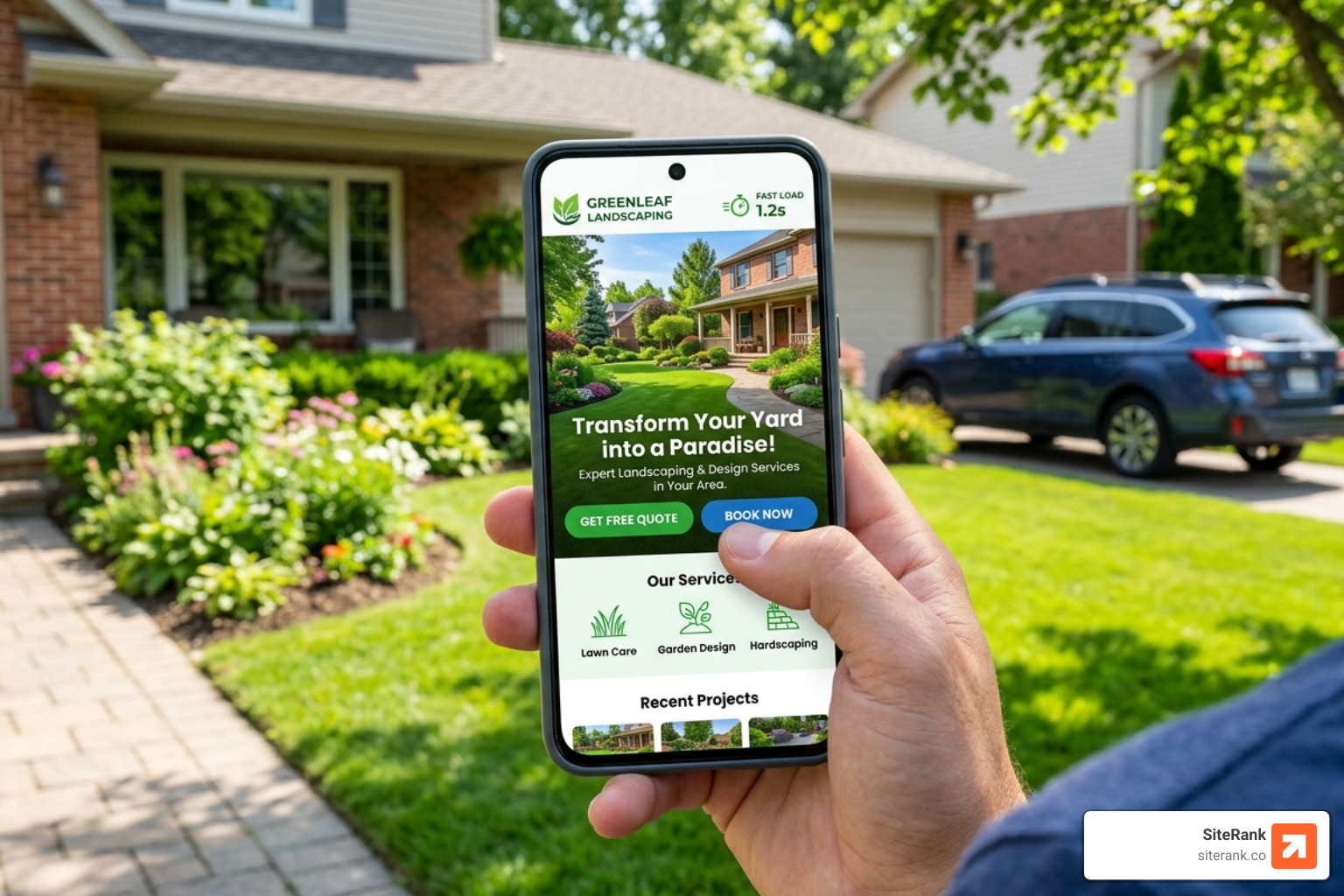 Mobile-friendly landscaping website with fast loading speeds and clear call-to-action buttons - Google Maps SEO landscapers Mobile-friendly landscaping website with fast loading speeds and clear call-to-action buttons - Google Maps SEO landscapers