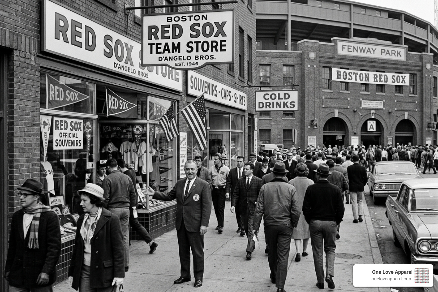Original Red Sox team store and Arthur D'Angelo near Fenway Park - 47 brand caps Original Red Sox team store and Arthur D'Angelo near Fenway Park - 47 brand caps