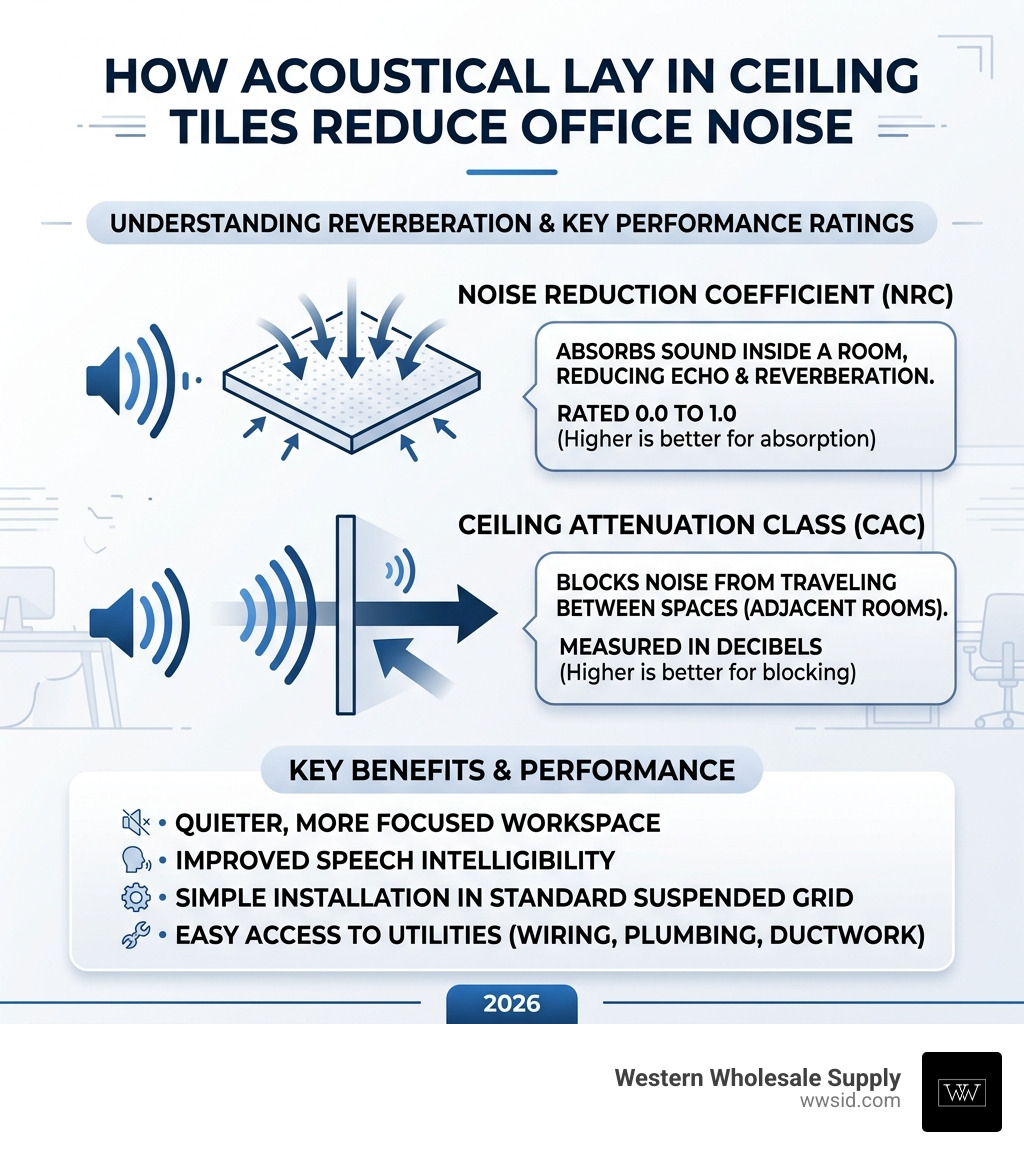 How acoustical lay in ceiling tiles reduce office noise reverberation and key performance ratings - acoustical lay in How acoustical lay in ceiling tiles reduce office noise reverberation and key performance ratings - acoustical lay in