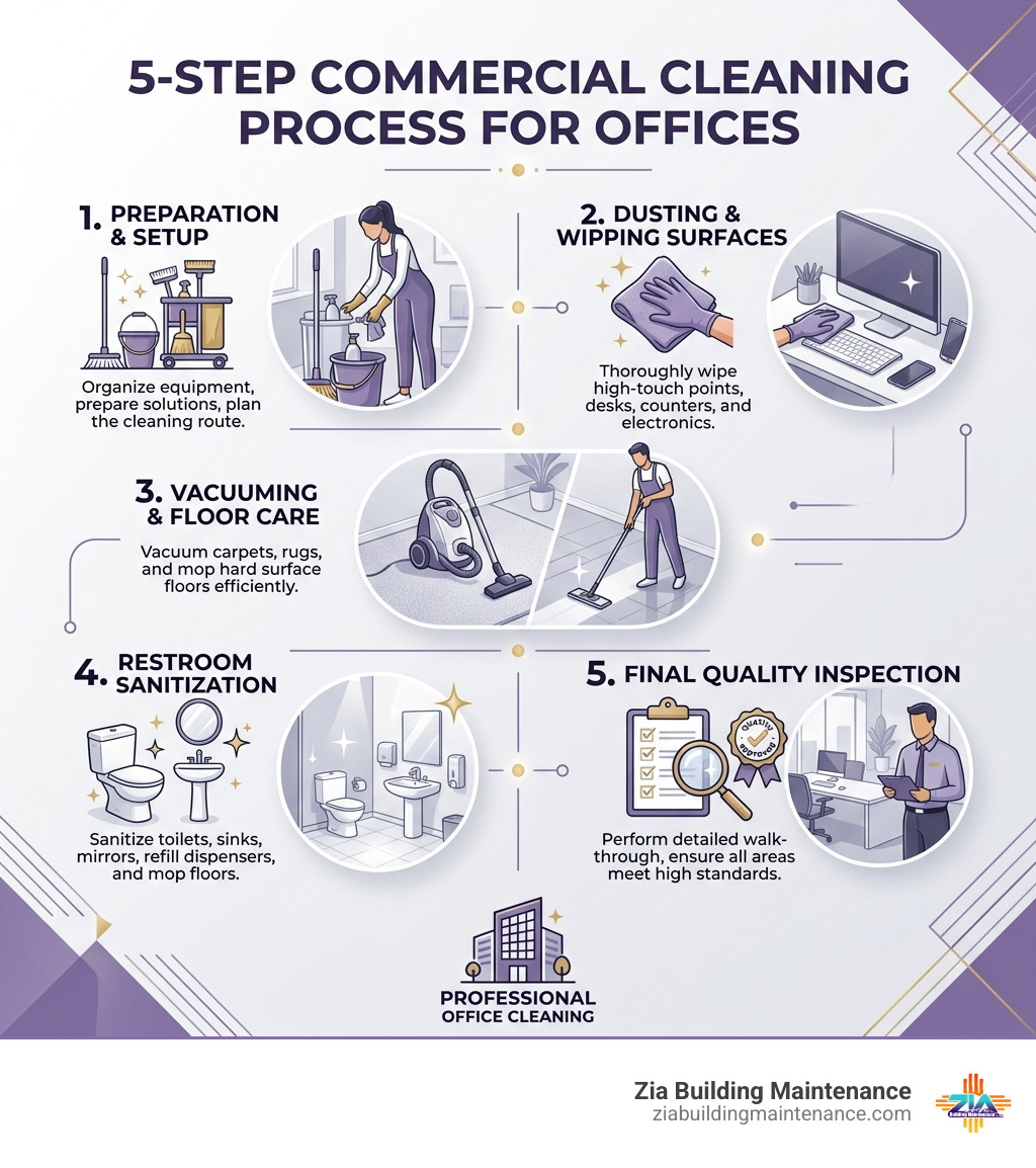 5-step commercial cleaning process infographic for offices - commercial cleaning office cleaning infographic 5-step commercial cleaning process infographic for offices - commercial cleaning office cleaning infographic
