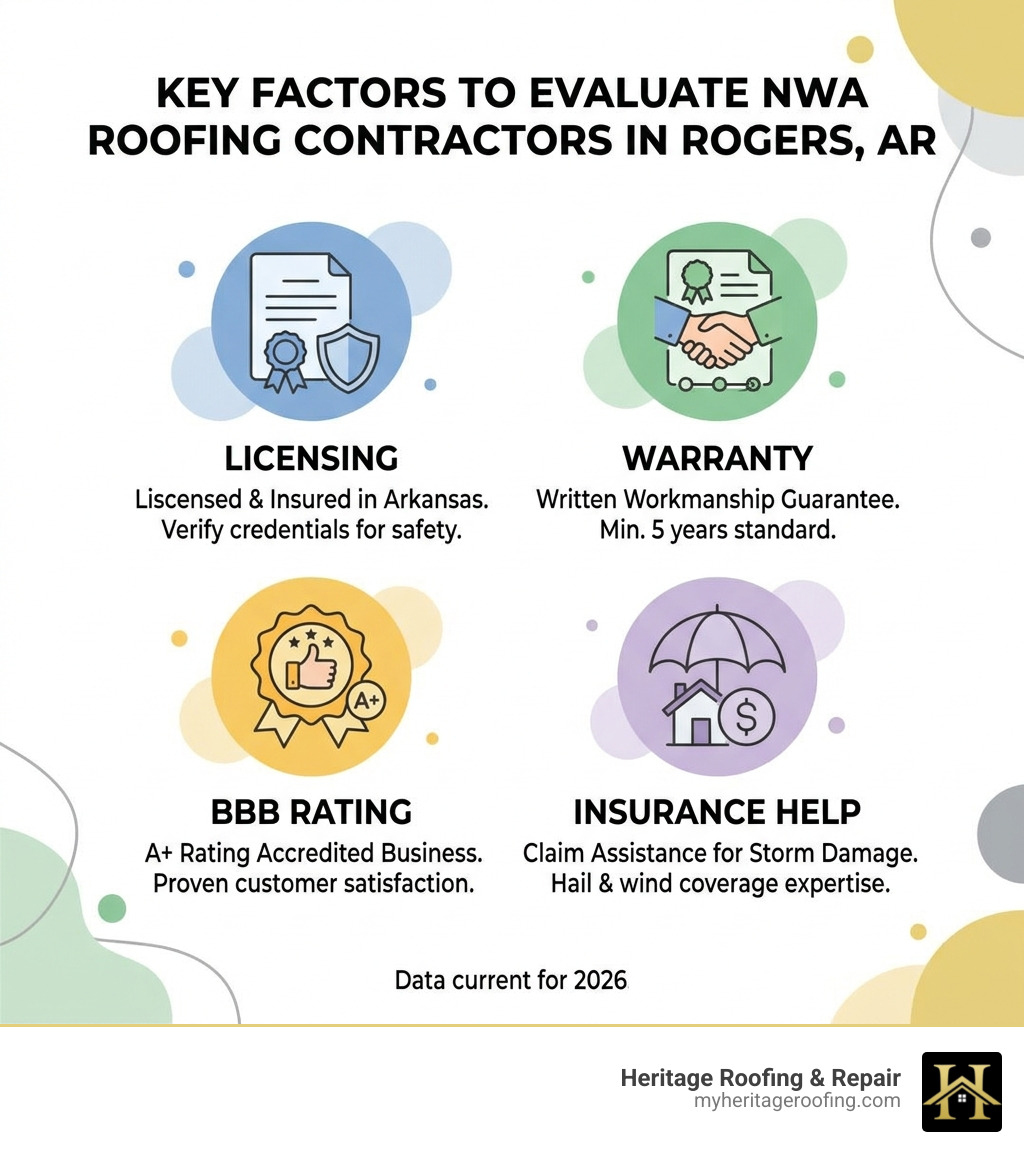 Key factors to evaluate NWA roofing contractors in Rogers AR: licensing, warranty, BBB rating, insurance help - nwa roofing Key factors to evaluate NWA roofing contractors in Rogers AR: licensing, warranty, BBB rating, insurance help - nwa roofing