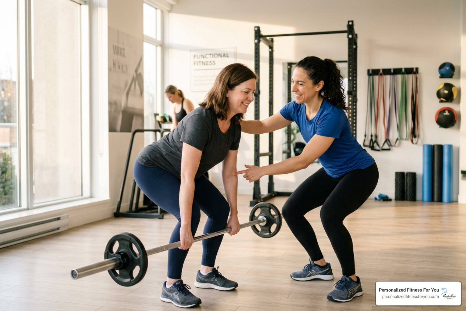 Showcasing how to perform a functional movement pattern with proper form - health Showcasing how to perform a functional movement pattern with proper form - health