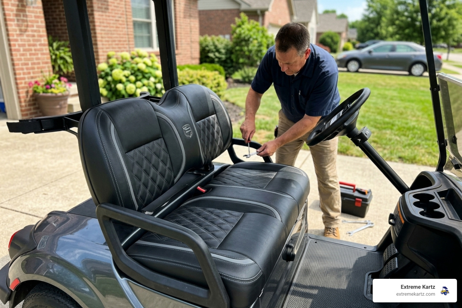 custom golf cart seats yamaha