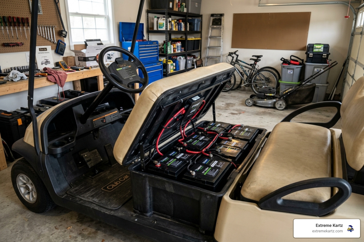 golf cart battery bank lithium upgrade in garage - golf cart battery amp hours golf cart battery bank lithium upgrade in garage - golf cart battery amp hours