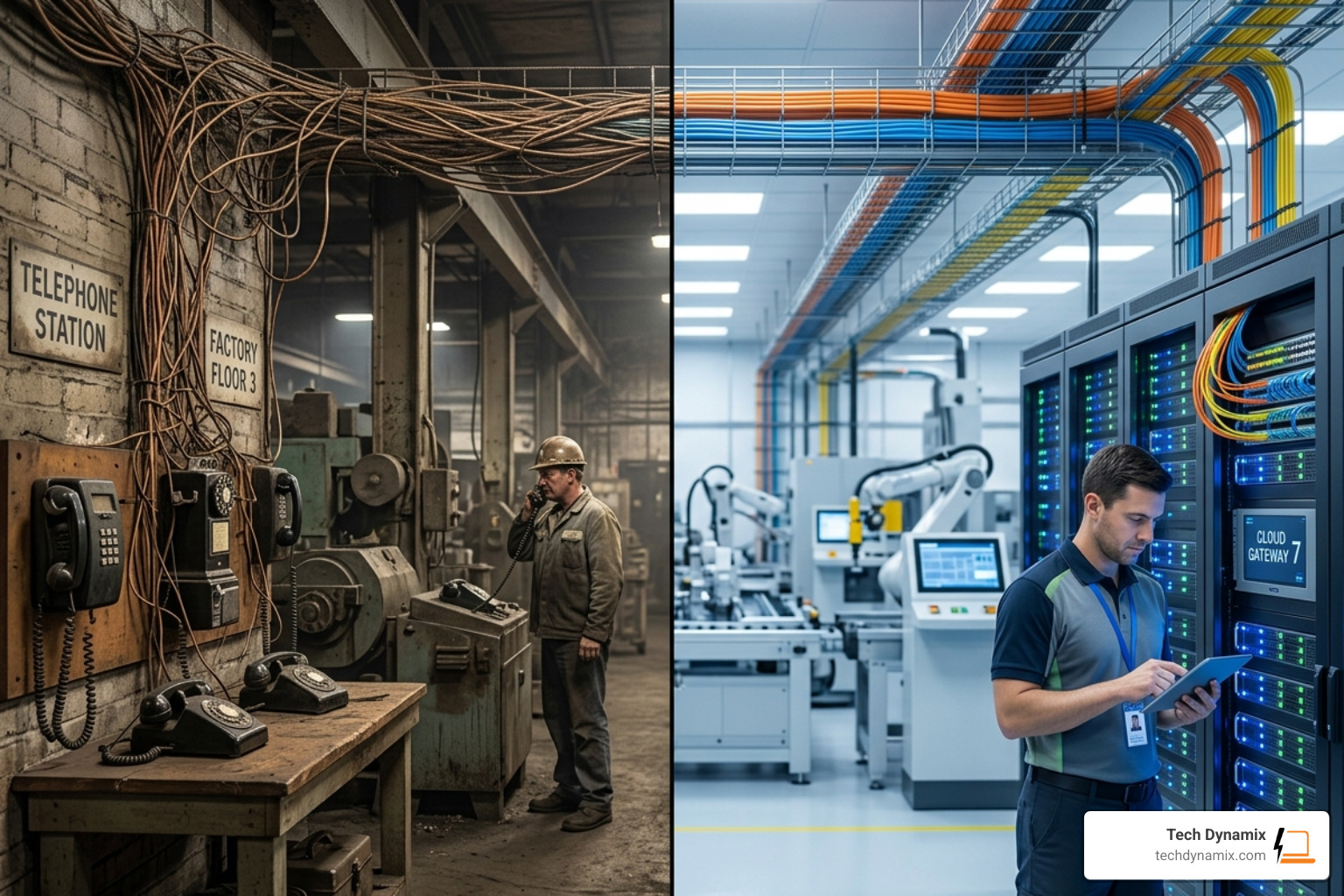 Comparing legacy copper phone wires to modern fiber optic cloud servers for manufacturing - Manufacturing VoIP phone service Comparing legacy copper phone wires to modern fiber optic cloud servers for manufacturing - Manufacturing VoIP phone service