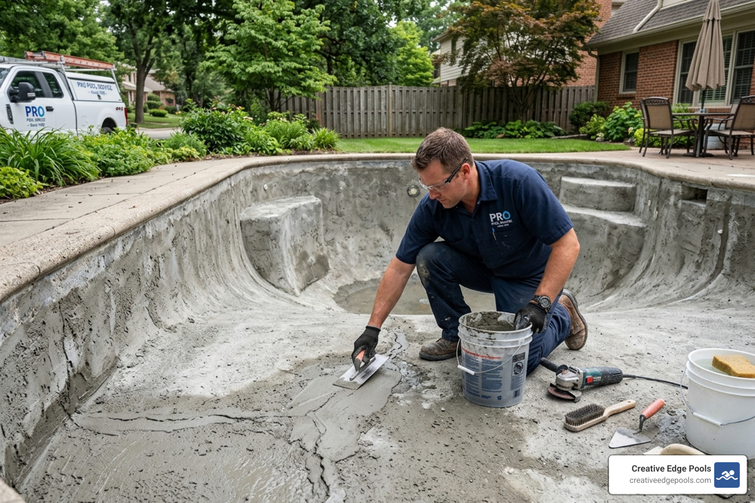 Patching Gunite Pool How Much Does It Cost to Resurface a Gunite Pool in 2026?
