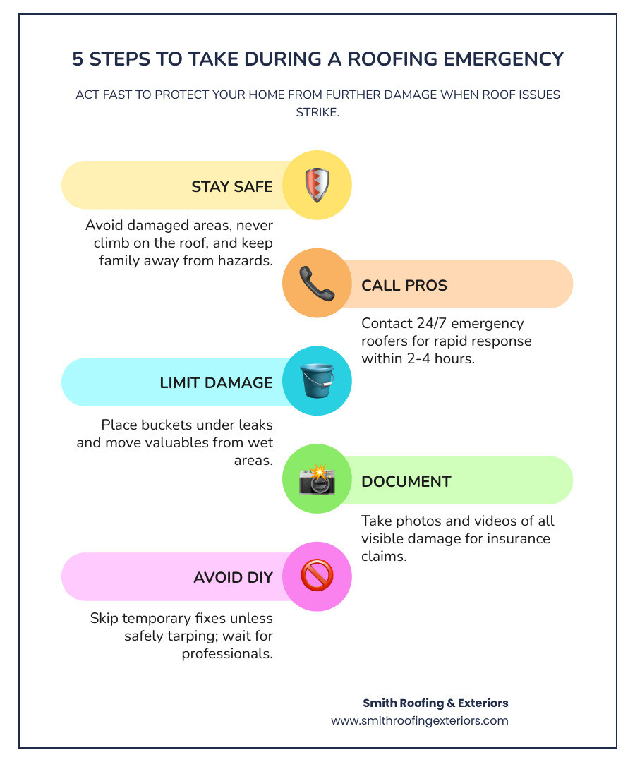 5 steps to take during a roofing emergency infographic - 24 hour roofers infographic infographic-line-5-steps-colors 5 steps to take during a roofing emergency infographic - 24 hour roofers infographic infographic-line-5-steps-colors