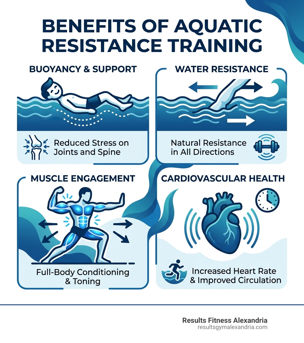 benefits of aquatic resistance training infographic - aquatics classes infographic benefits of aquatic resistance training infographic - aquatics classes infographic
