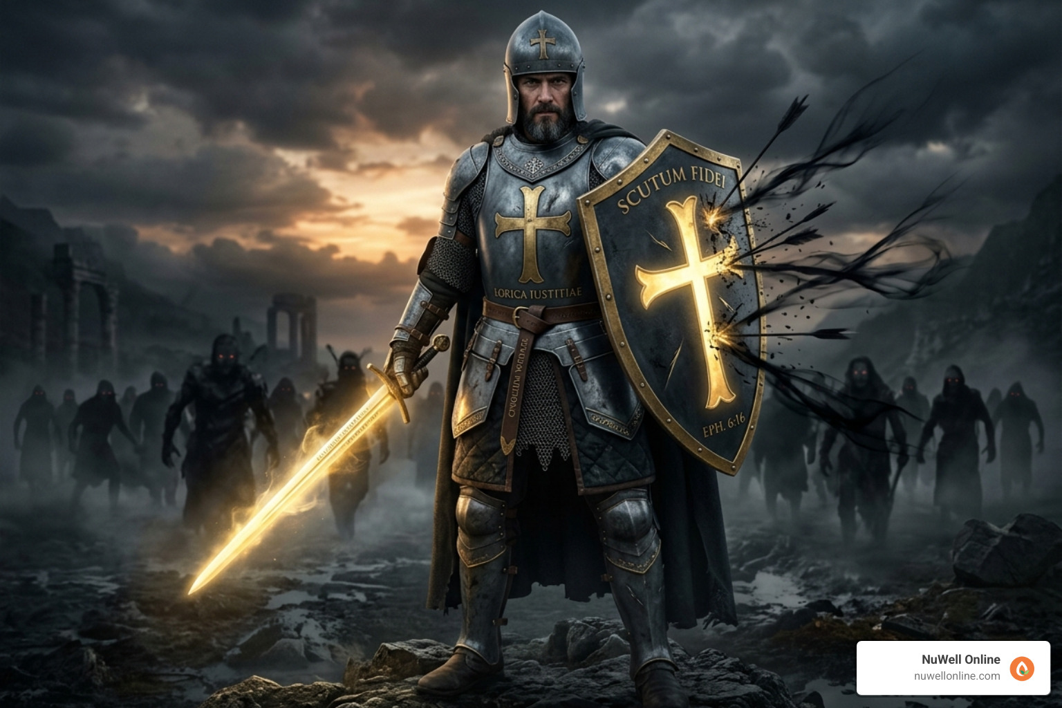 The Armor of God: Shield of Faith, Sword of the Spirit, and Breastplate of Righteousness - online counseling spiritual