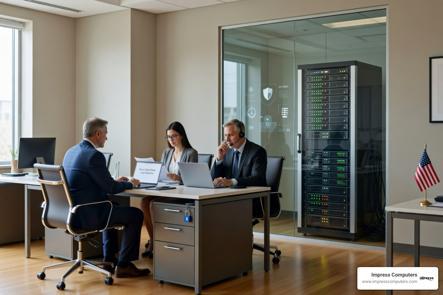 Image of a professional looking over a detailed compliance document with a magnifying glass, representing a WISP audit - cpa firm it security Image of a professional looking over a detailed compliance document with a magnifying glass, representing a WISP audit - cpa firm it security