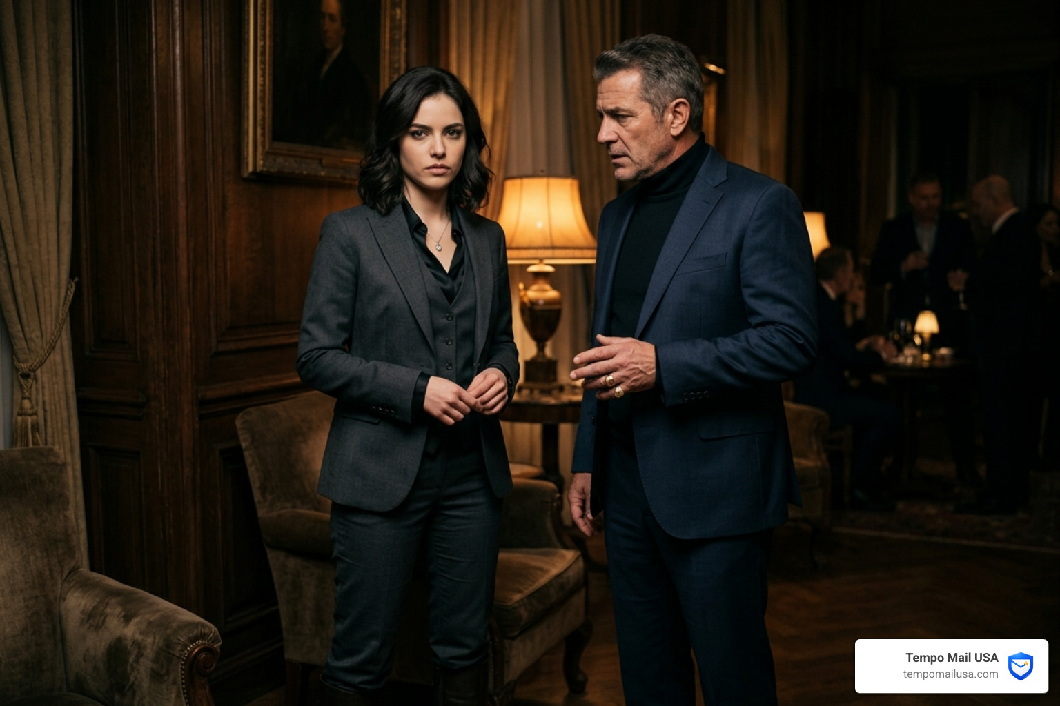Eliana standing with the powerful Don as they prepare for revenge - three ex husbands one scam Eliana standing with the powerful Don as they prepare for revenge - three ex husbands one scam