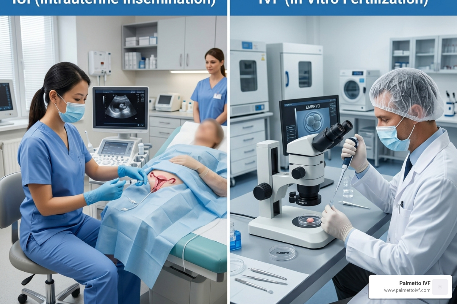 Comparison of IUI and IVF procedures - iui success rate