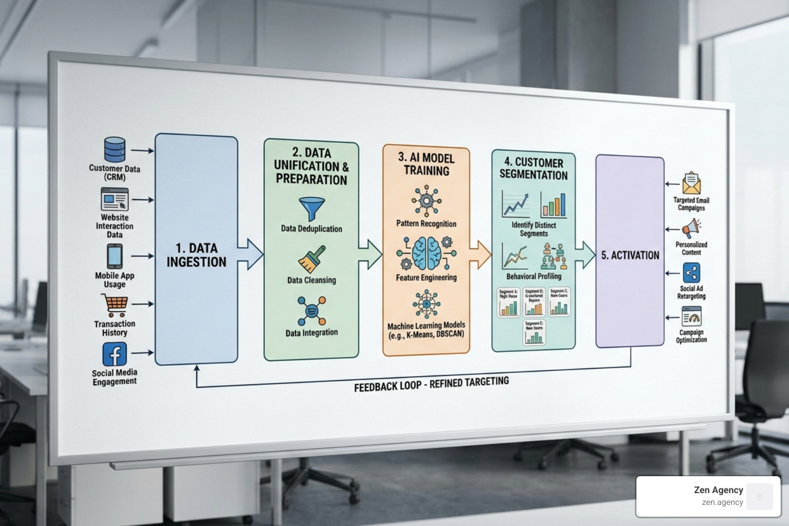 Data processing pipeline for AI segmentation - AI customer segmentation Data processing pipeline for AI segmentation - AI customer segmentation