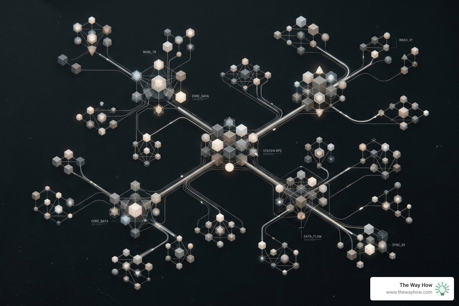 conceptual visual representing a unified data system and mental models - hubspot operations hub