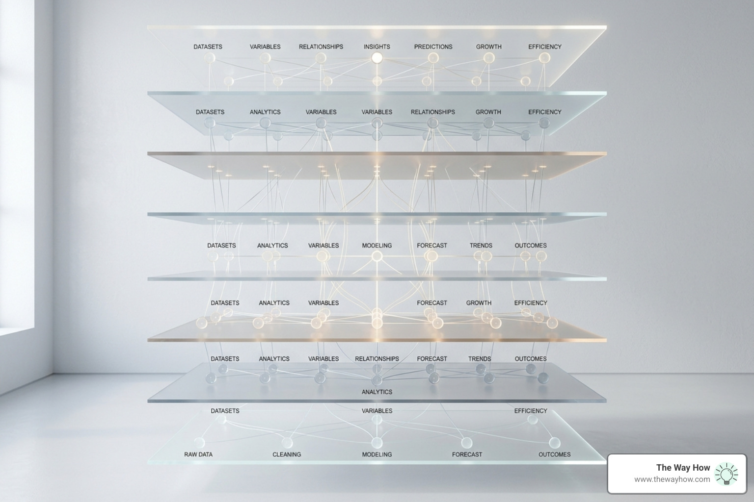 Conceptual visual representing a clean, structured data hierarchy - HubSpot CRM strategy Conceptual visual representing a clean, structured data hierarchy - HubSpot CRM strategy