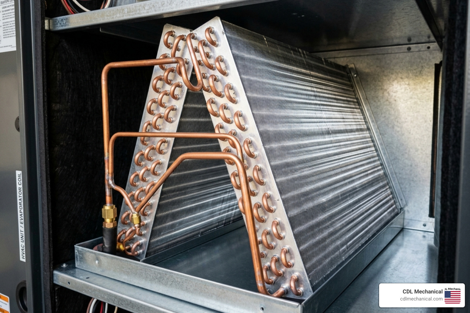 Clean evaporator coils in a well-maintained HVAC system - how proper hvac maintenance prevents mold growth Clean evaporator coils in a well-maintained HVAC system - how proper hvac maintenance prevents mold growth