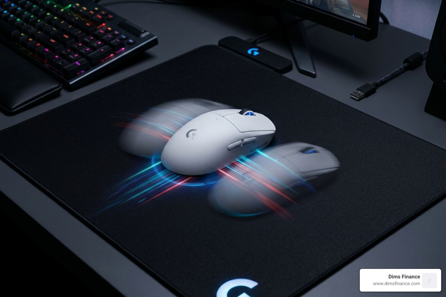 Mouse sensor tracking on high-quality cloth weave - best mousepad for logitech g pro x superlight
