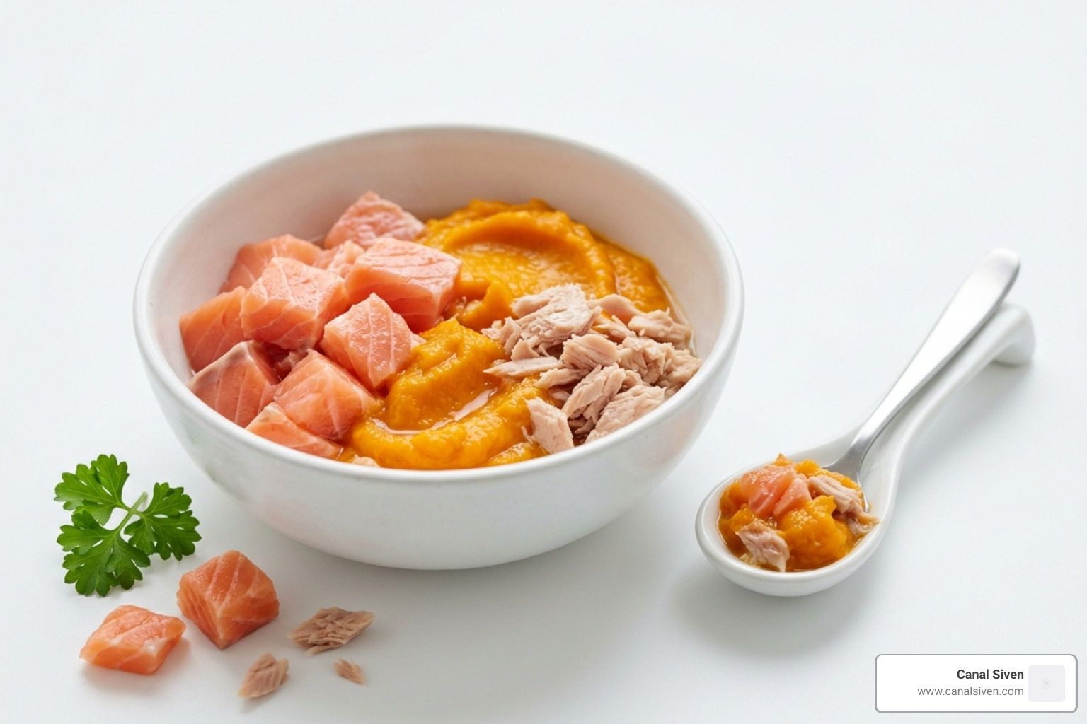 High-quality cat food ingredients including real salmon and pumpkin - liquid cat food for senior cats