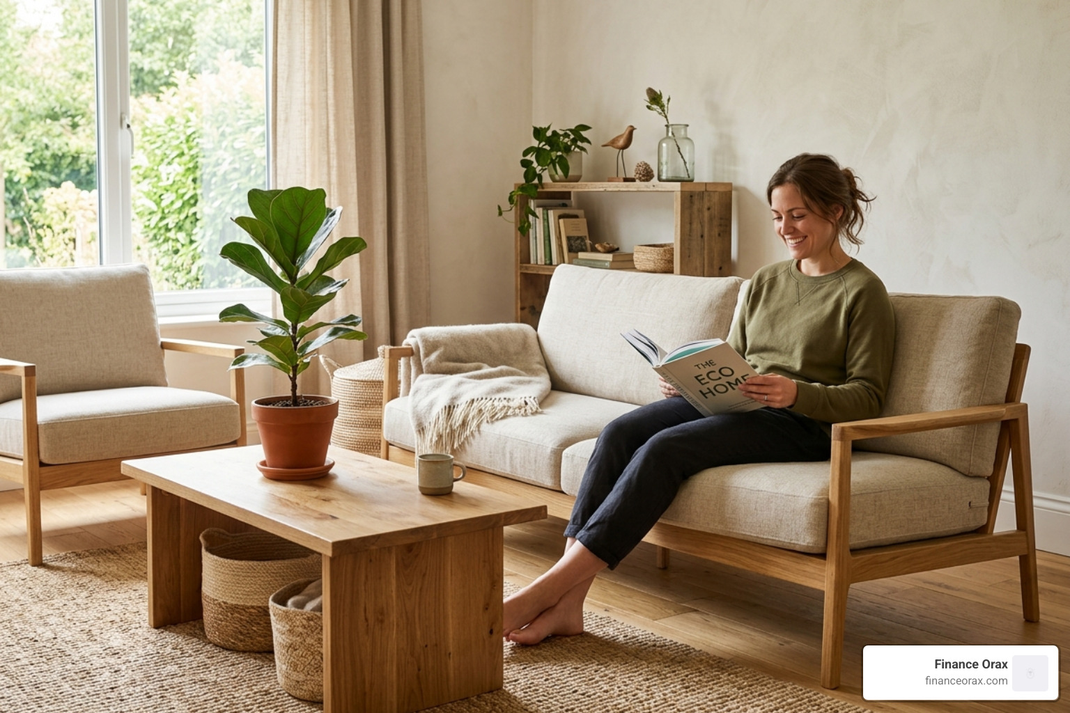 heirloom quality solid wood desk in a minimalist office - eco-conscious furniture