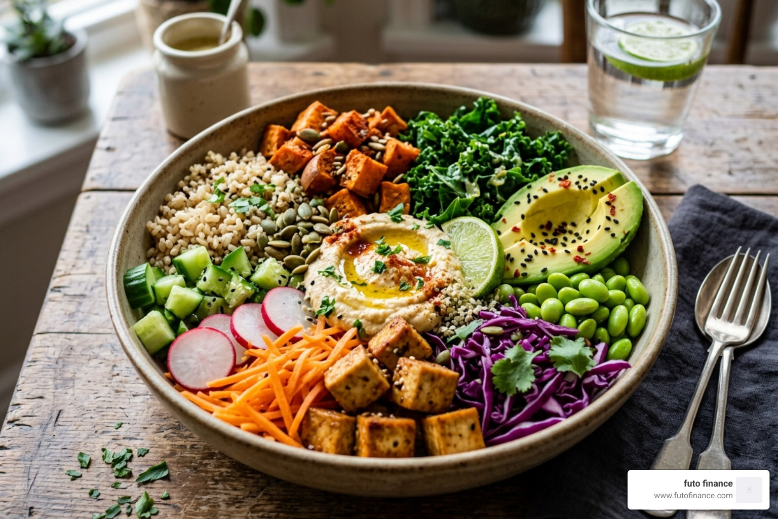 A vibrant 20-minute vegan Buddha bowl - vegan food at home
