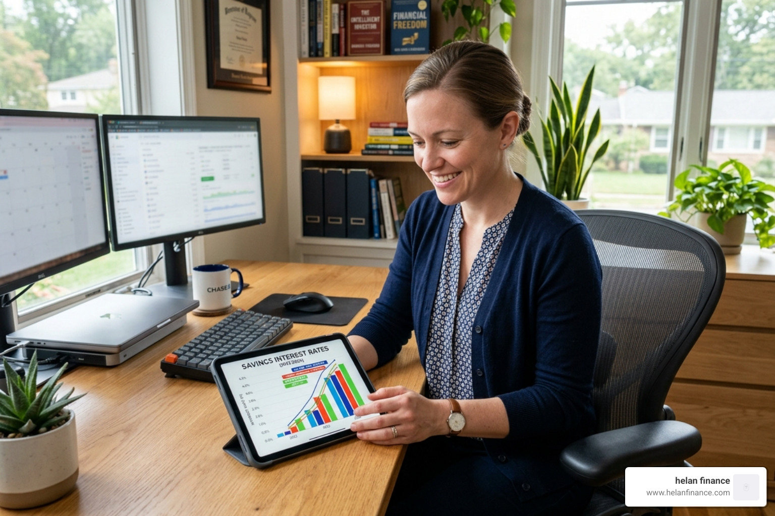 growth projections at various interest levels - savings calculator